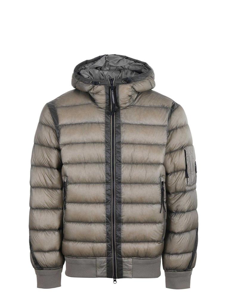 Shop C.P. Company Quilted Hooded Jacket on Sale at BeyondStyle