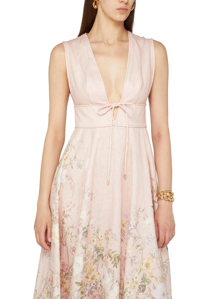 Zimmermann Waverly plunge midi dress 4