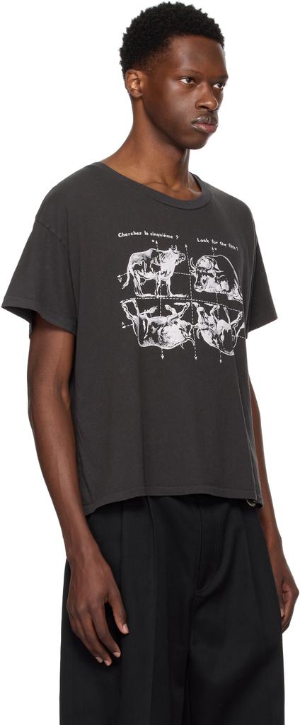 Enfants Riches Deprimes Black 'Look For The Fifth' T-shirt