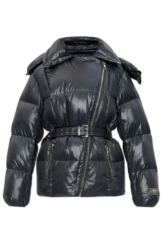 Ganni Black Short Tech Down Puffer Jacket - Coats - BeyondStyle
