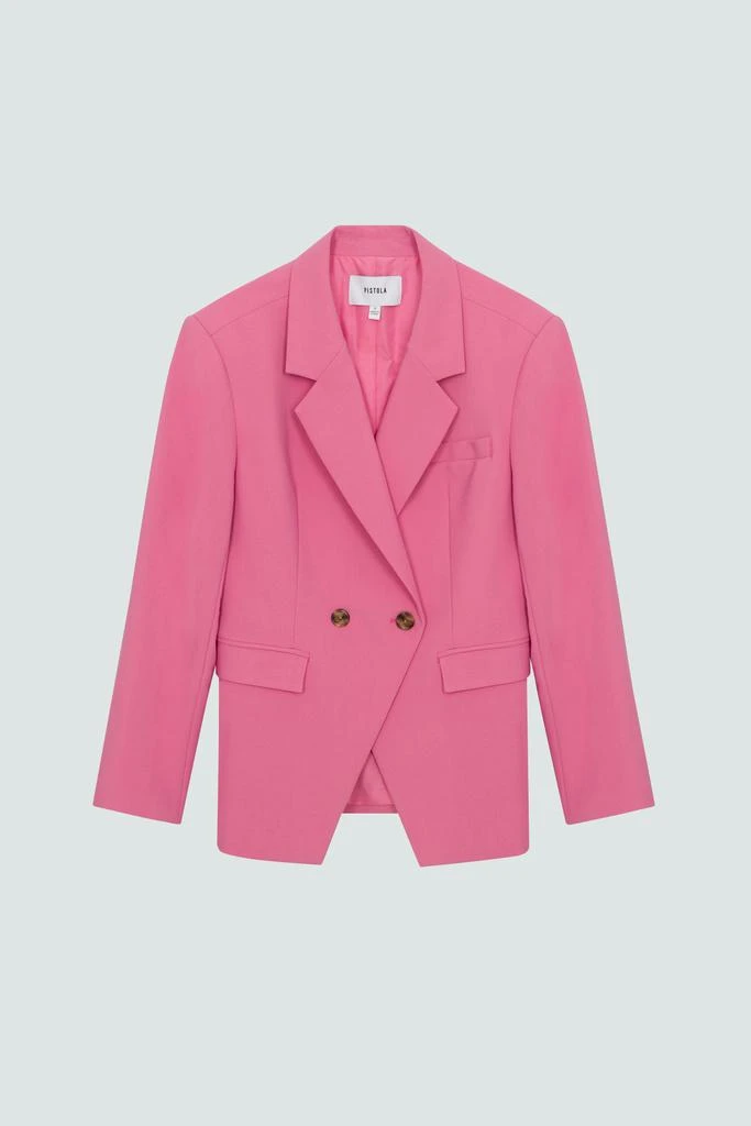 Pistola Denim Remy Double Breasted Blazer - Pink Cosmos 6