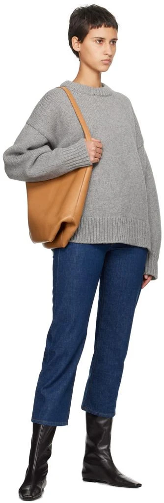 The Row Brown Large N/S Park Tote 4