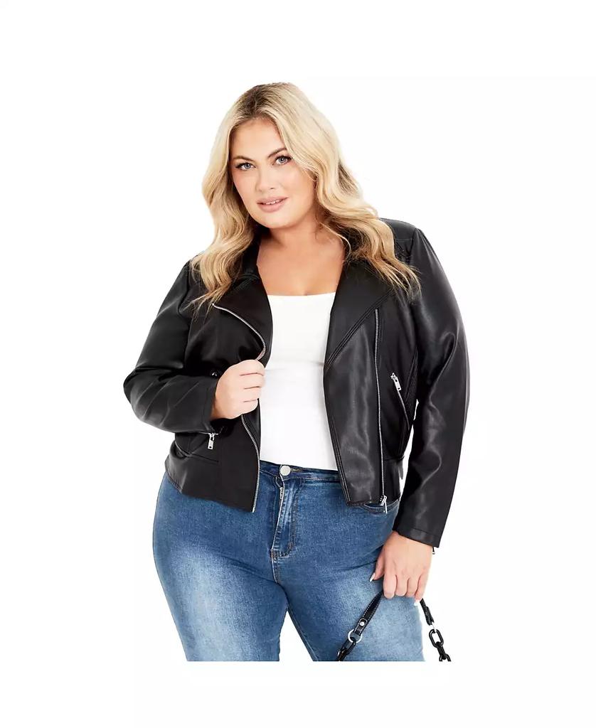 AVENUE Women's Kara Biker Jacket
