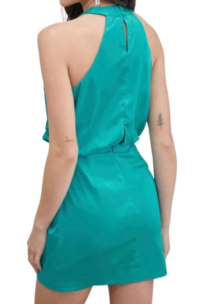 DO+BE Do+Be - Satin Ruched V-Neck Dress 3
