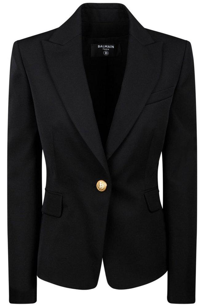 Balmain Balmain Single-Breasted Sleeved Blazer