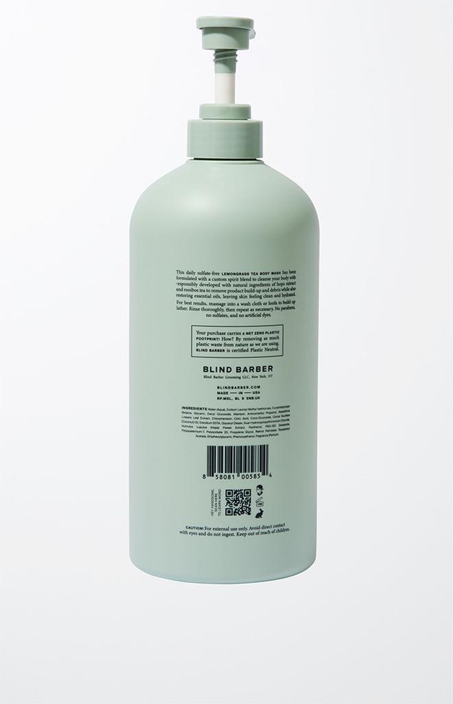 Blind Barber Lemongrass Tea Liter Body Wash