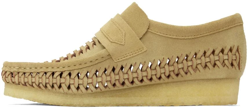 Clarks Beige Wallabee Weave Loafers 3