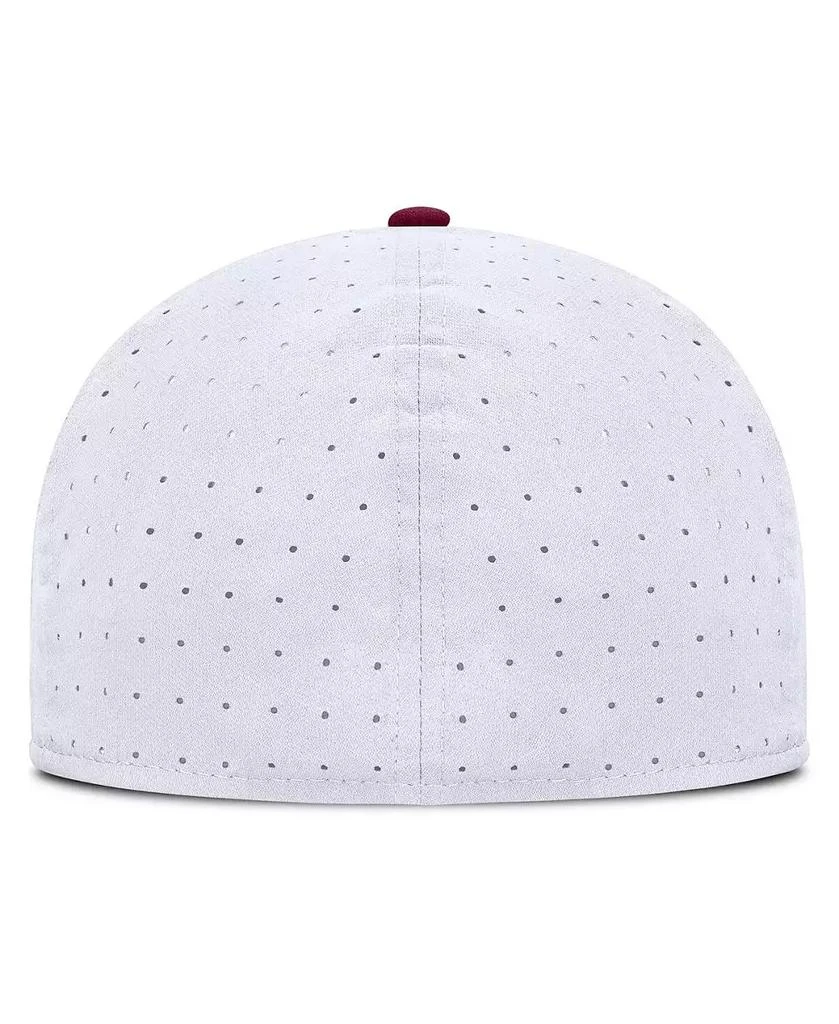 NIKE Men's White Florida State Seminoles On-Field Dugout True Performance Fitted Hat 2