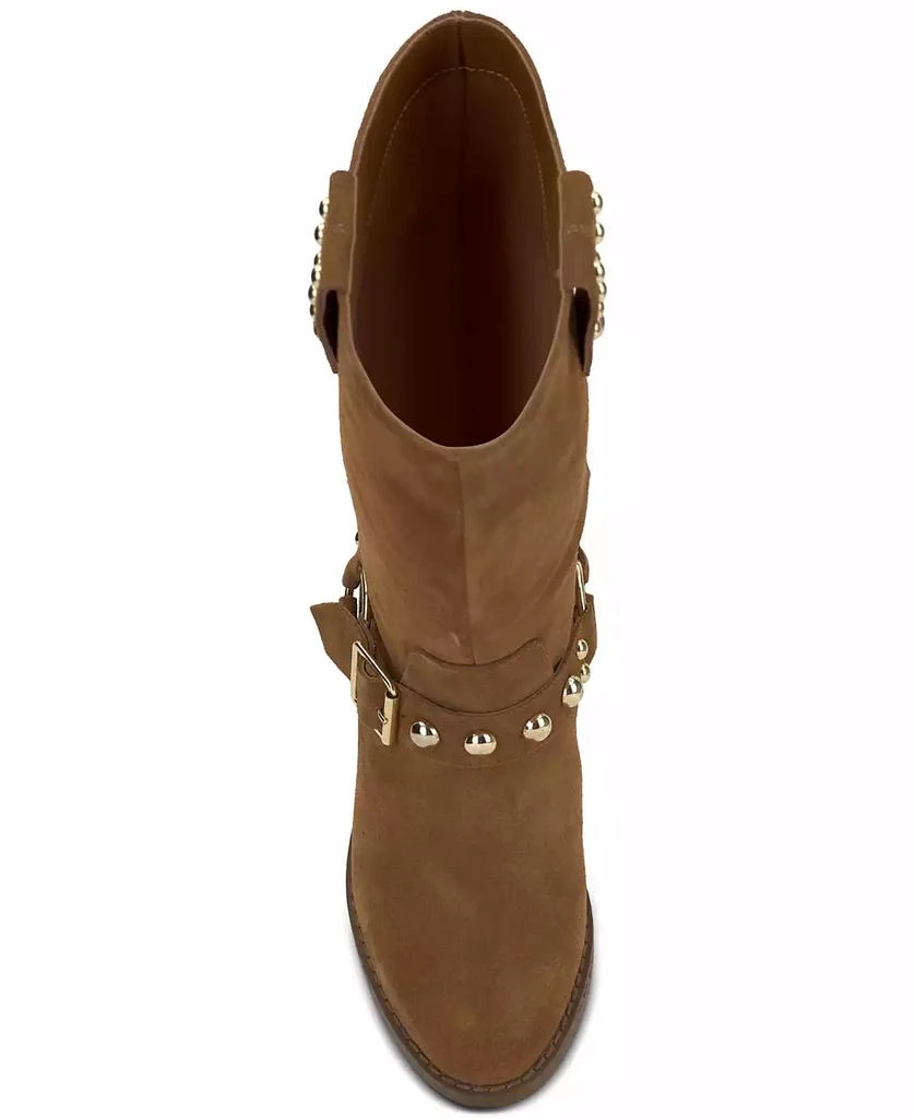 Jessica Simpson Women's Milley Studded Harness Moto Boots 4