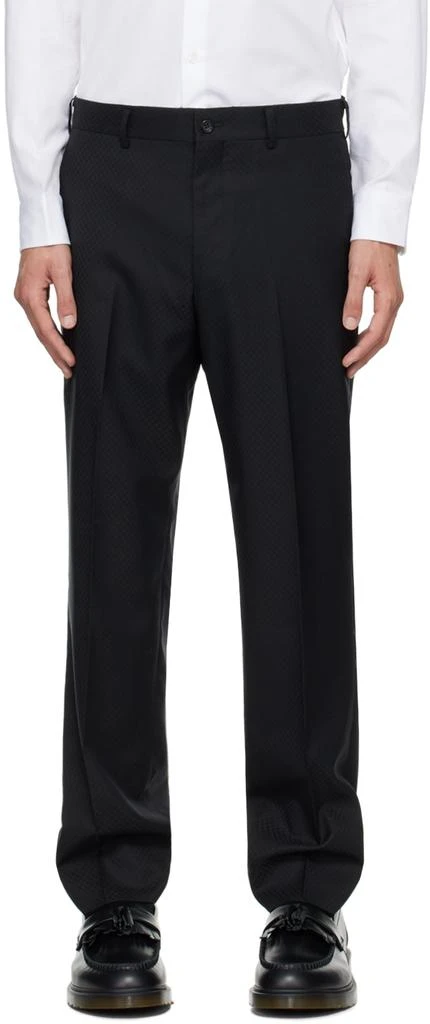 Comme des Garcons Black Wool Trousers 1