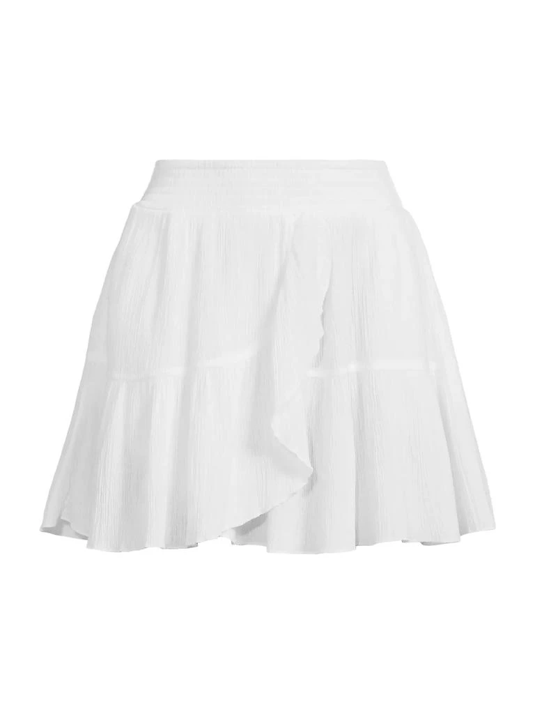 Cecilie Bahnsen White Vanilla Miniskirt UK-8-WAIST-US-26 - Skirts 