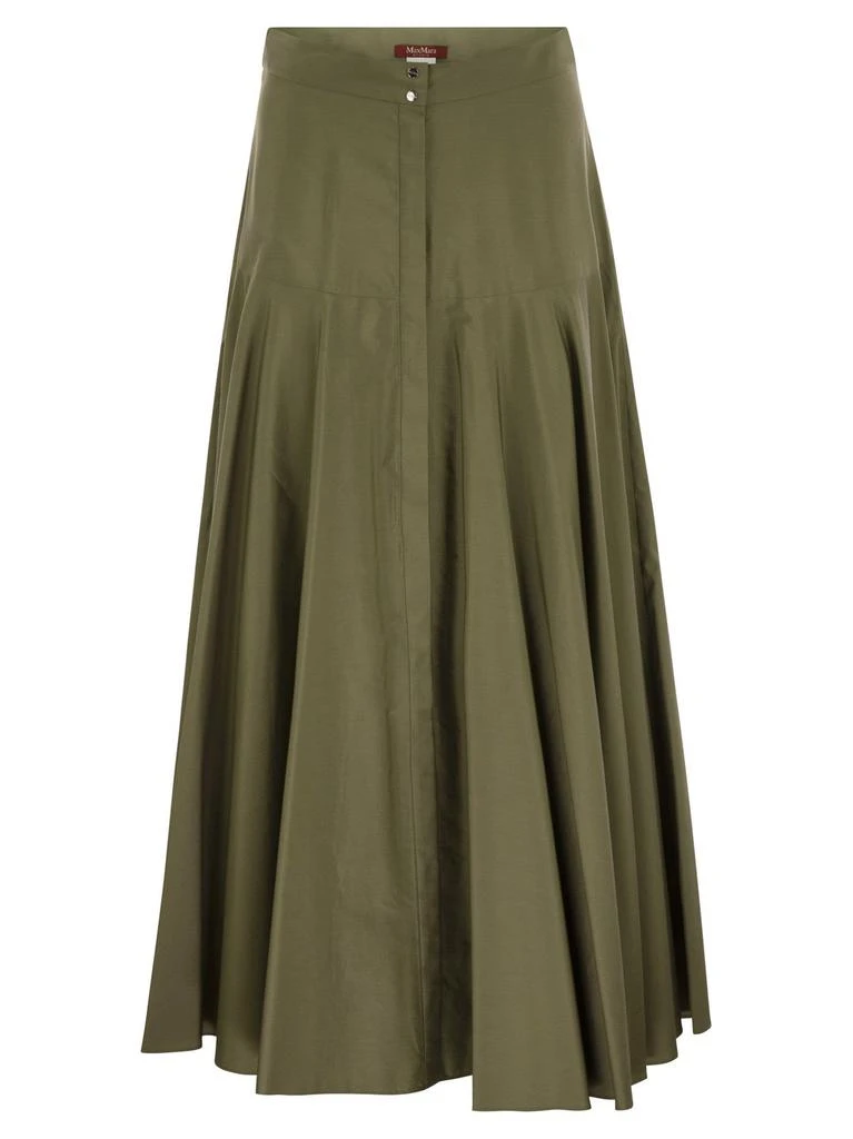 Max Mara Max Mara Studio Oxiria Pleated Long Skirt 1
