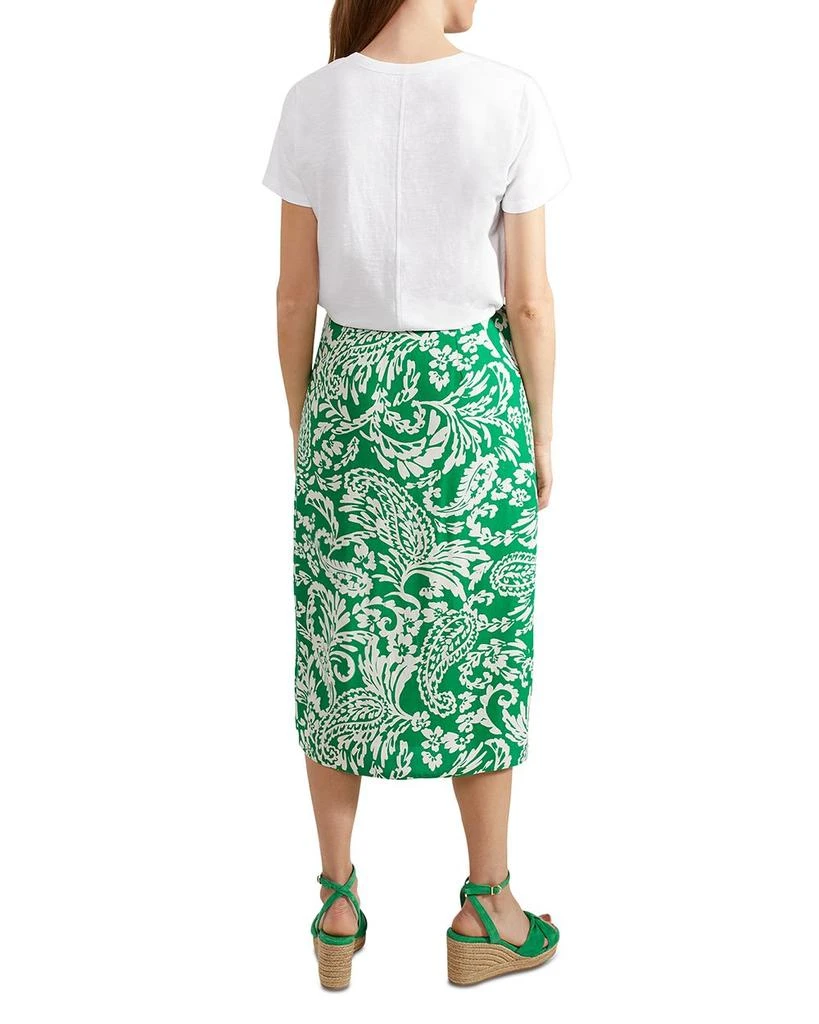 HOBBS LONDON Cassidy Ruched Midi Skirt 3