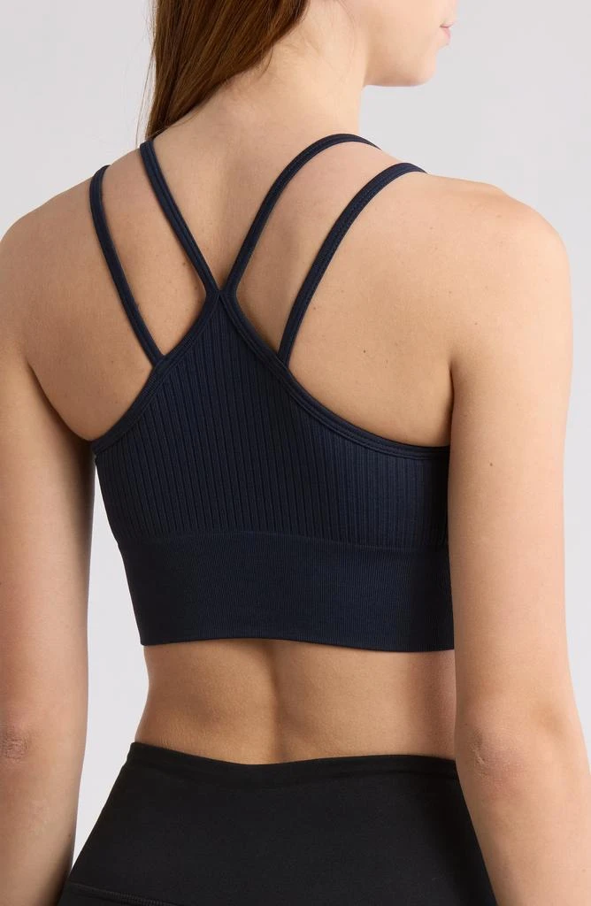 Zella Strappy Racerback Rib Sports Bra 2