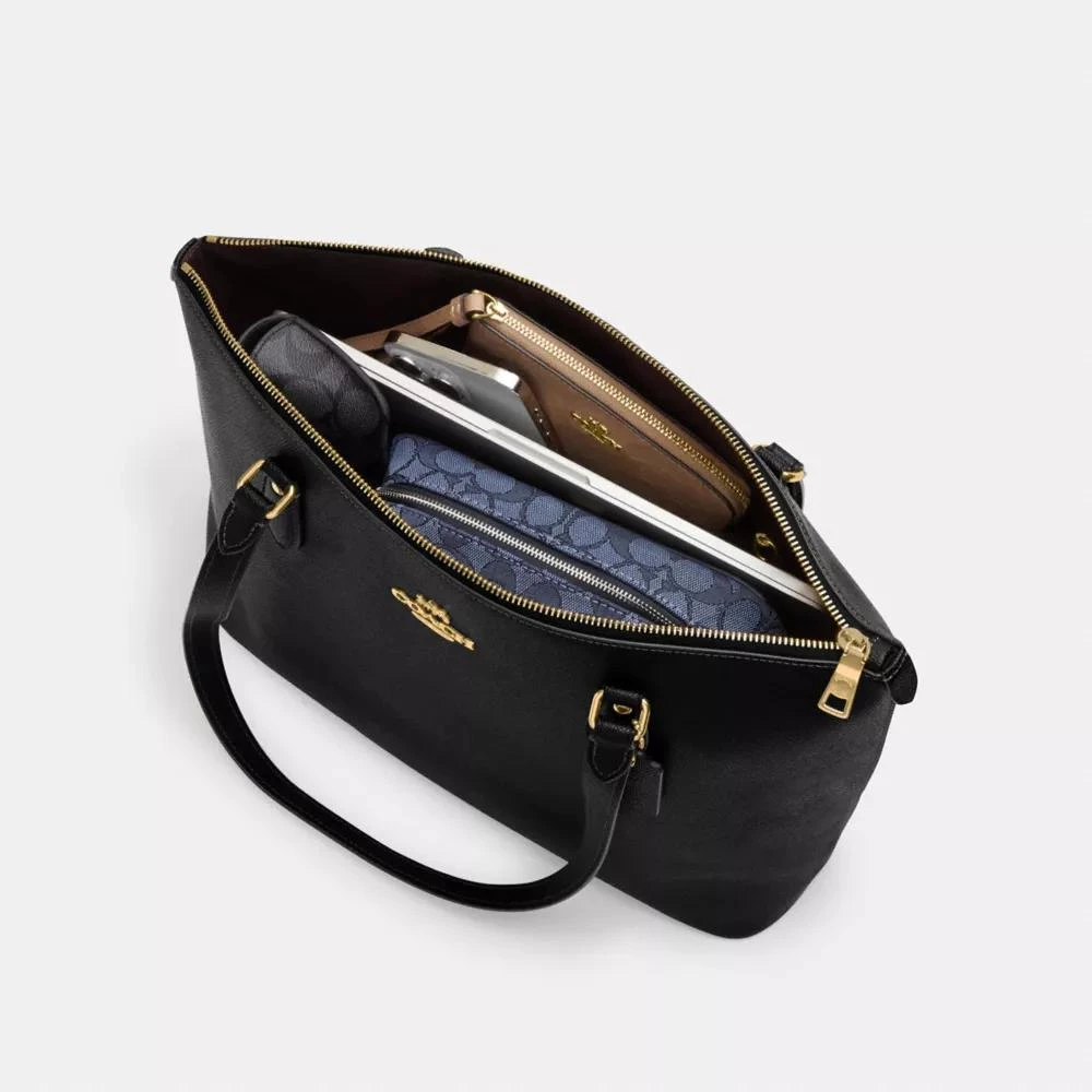 Coach Gallery Tote Bag In Signature Canvas 5