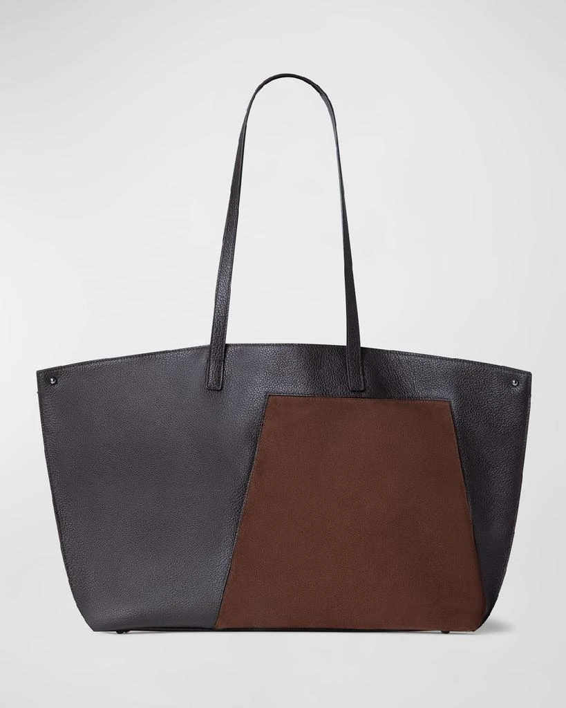 Akris Ai Medium Patchwork Leather Tote Bag 6