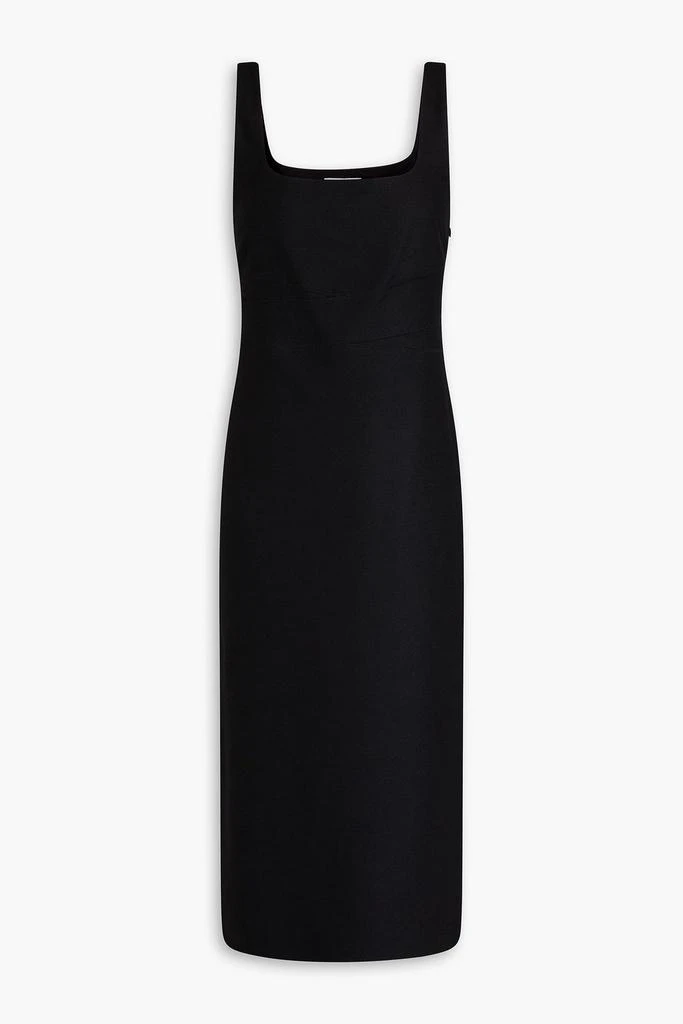 Vince Wool-blend flannel midi dress 1