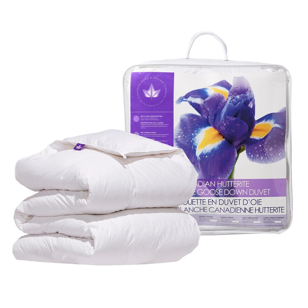 Canadian Down & Feather Company Hutterite Goose Down Duvet Regular  weight 1