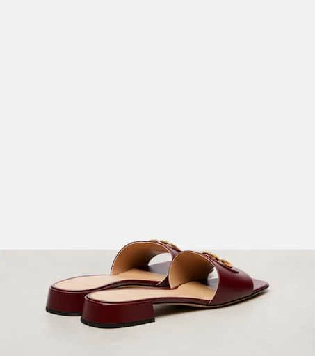 Valentino VLogo leather slides 2