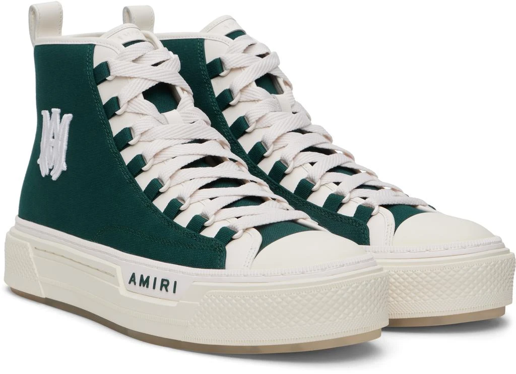 AMIRI Green 'MA' Court Hi Sneakers 4