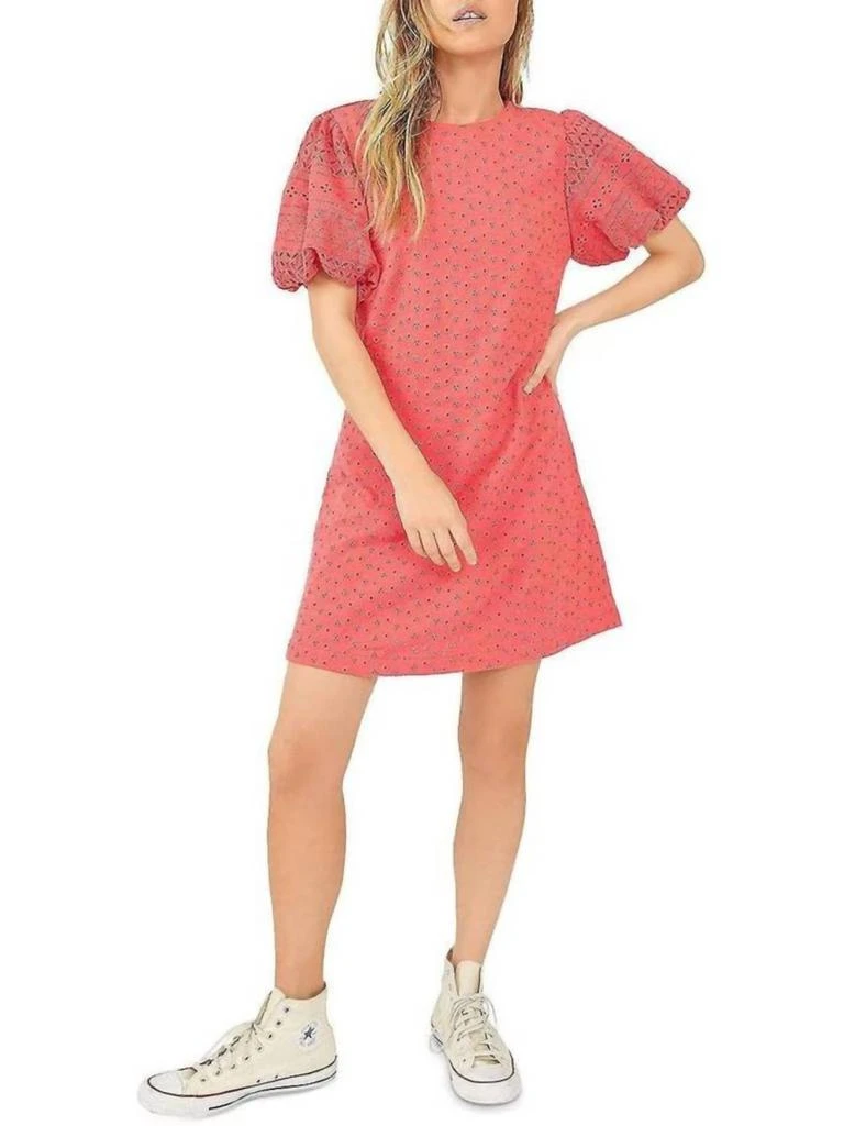 Free People APRICOT ROSE MINI DRESS 1