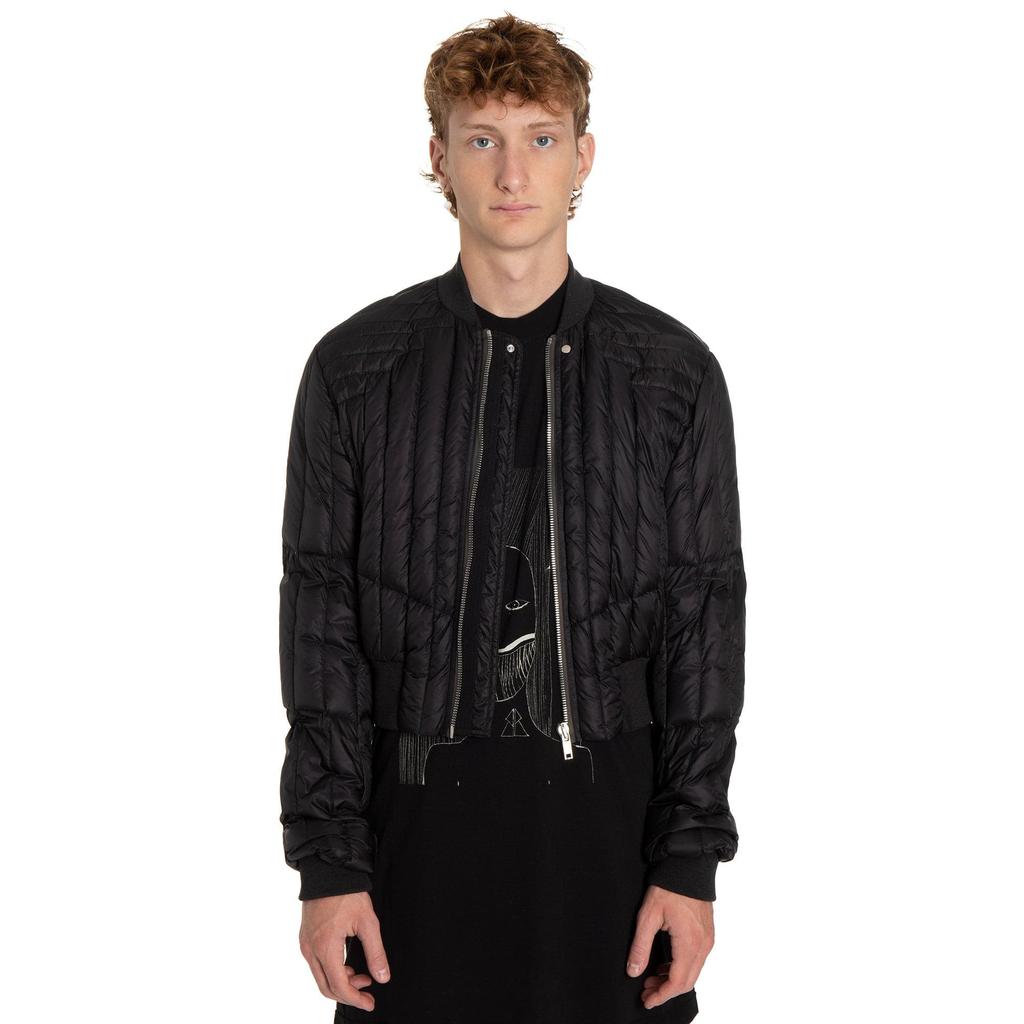 Rick Owens Fog Cropped Bomber Jacket