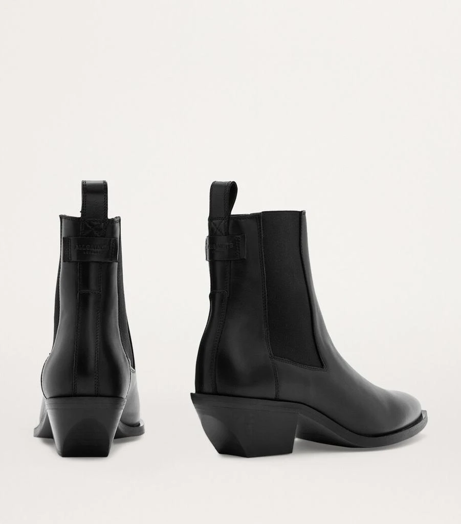 ALL SAINTS Leather Fox Chelsea Boots 43 2