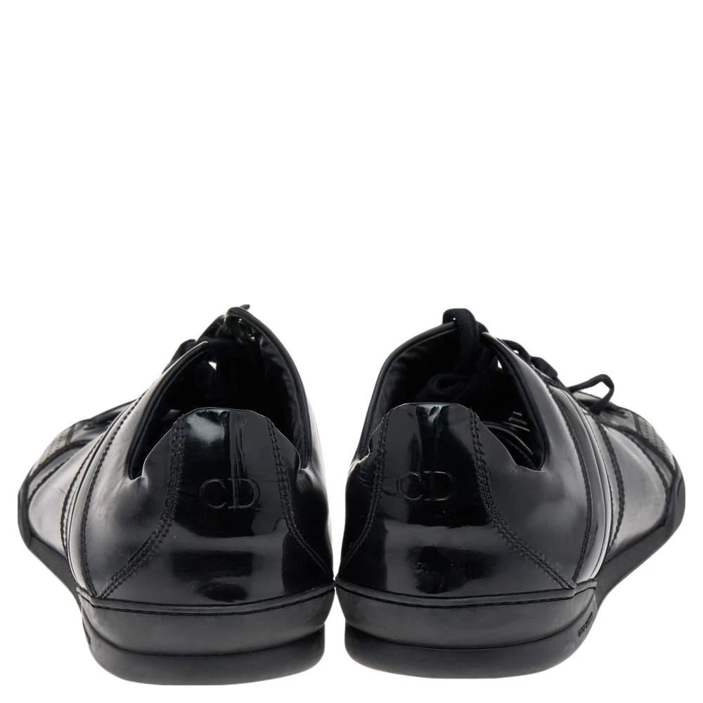 Dior Dior Homme Black Patent and Leather Low Top Sneakers Size 39.5 5