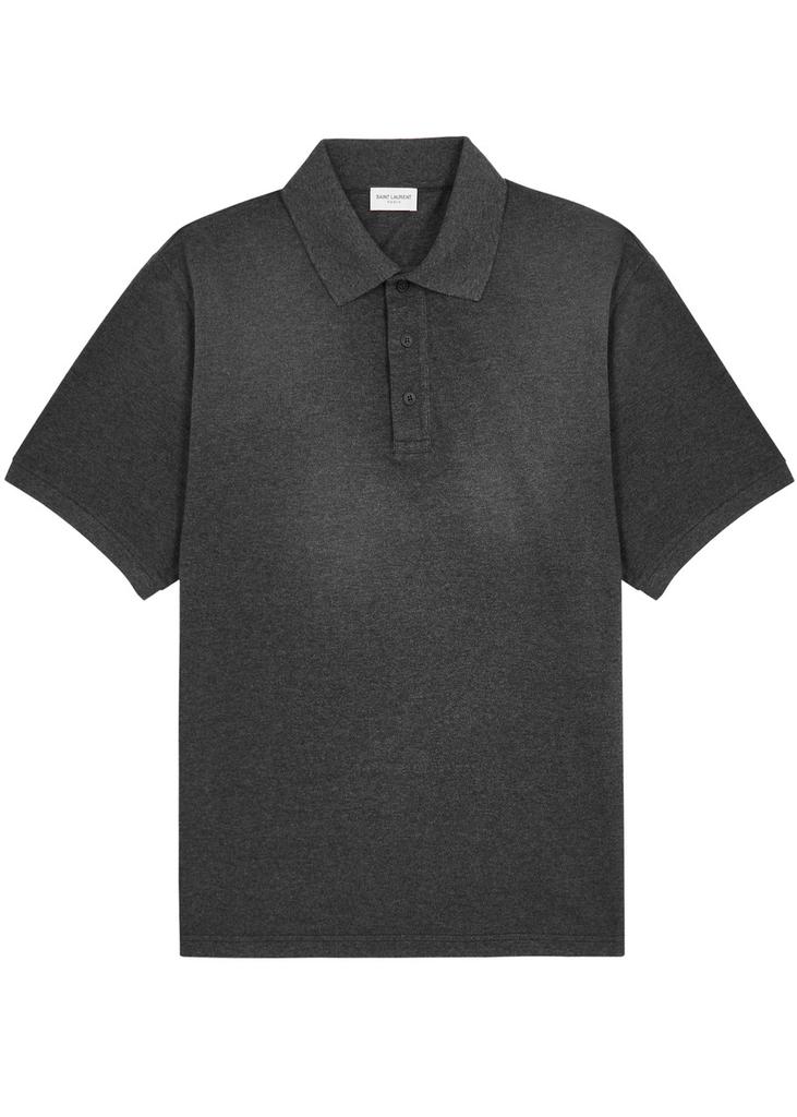 トップス Saint Laurent Cassandre Polo Shirt 2023 Polo Shirt Cassandre in Cashmere, Wool, And Silk | Saint
