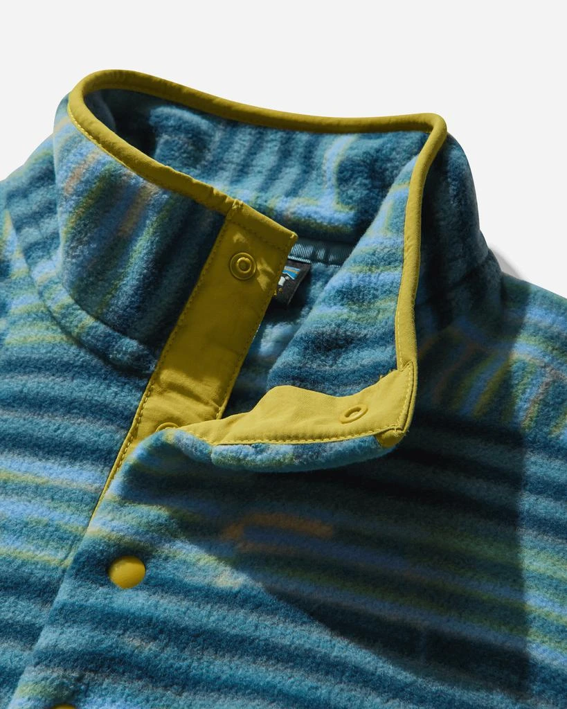 Patagonia Men
s Lightweight Synchilla Snap-T Fleece Pullover Quilty Fitz / Wetland Blue 3