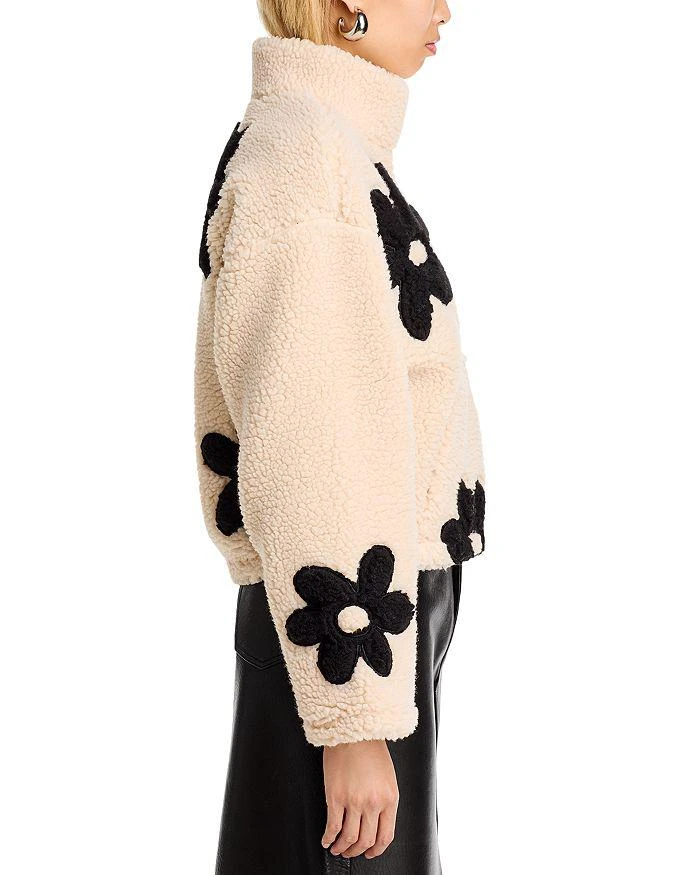 Blank NYC Floral Faux Fur Jacket 4
