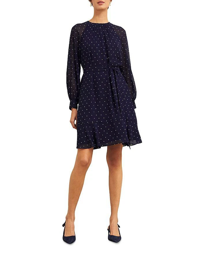 HOBBS LONDON Rosie Dot Print Dress 1
