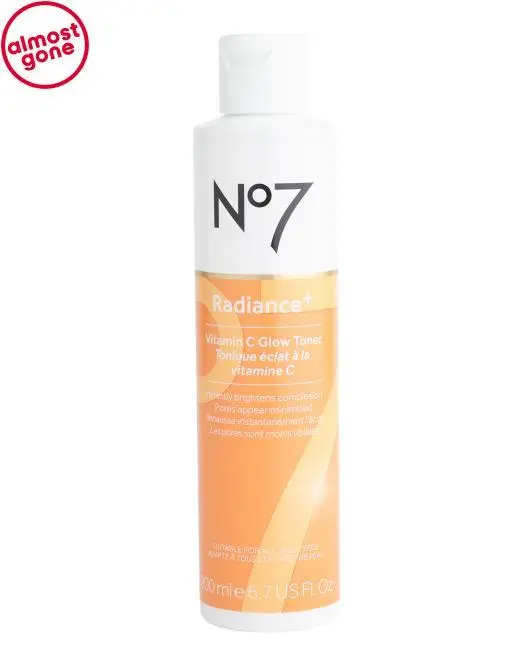 No7 6.7oz Radiance And Vitamin C Glow Toner