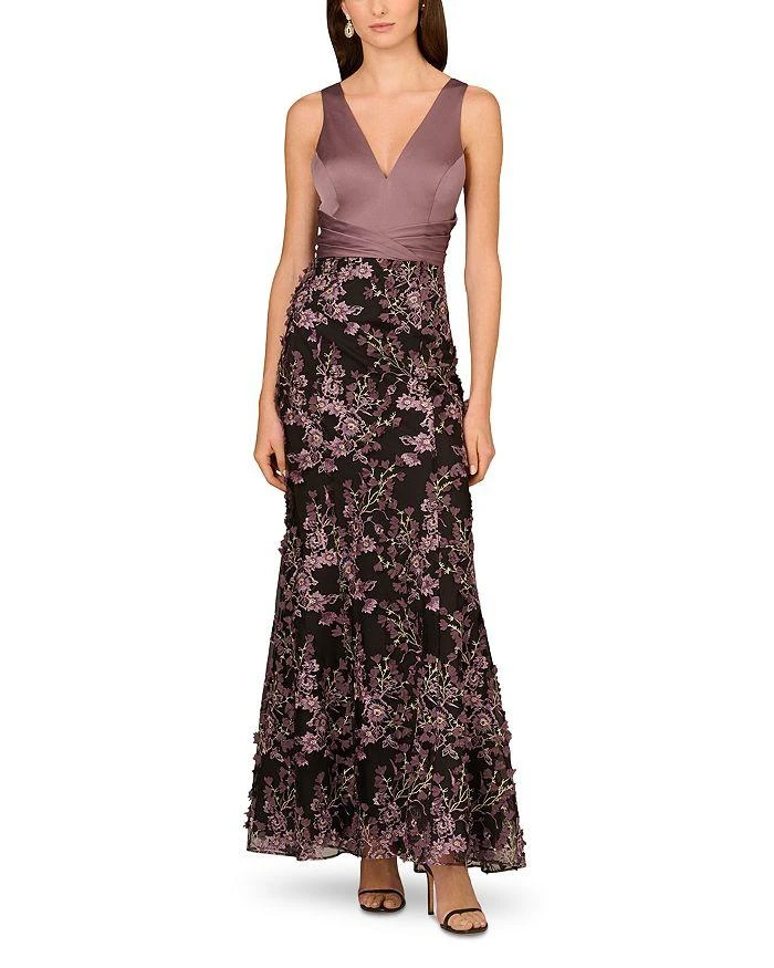 Aidan Mattox Embroidered Gown 1