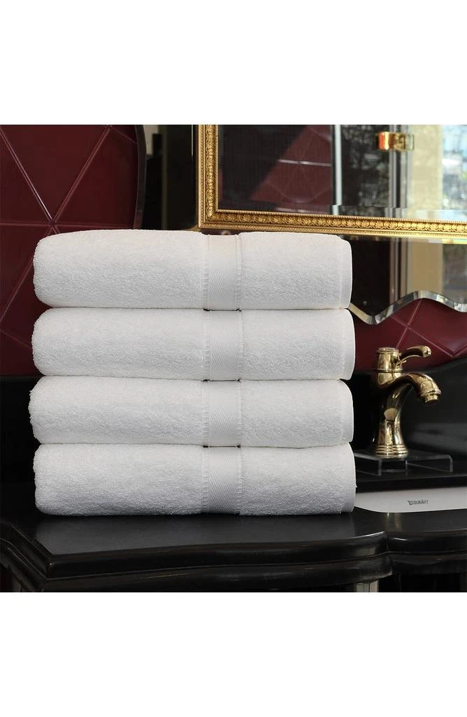 Linum Home Textiles Sinemis Terry 4-Piece Bath Towel Set - White