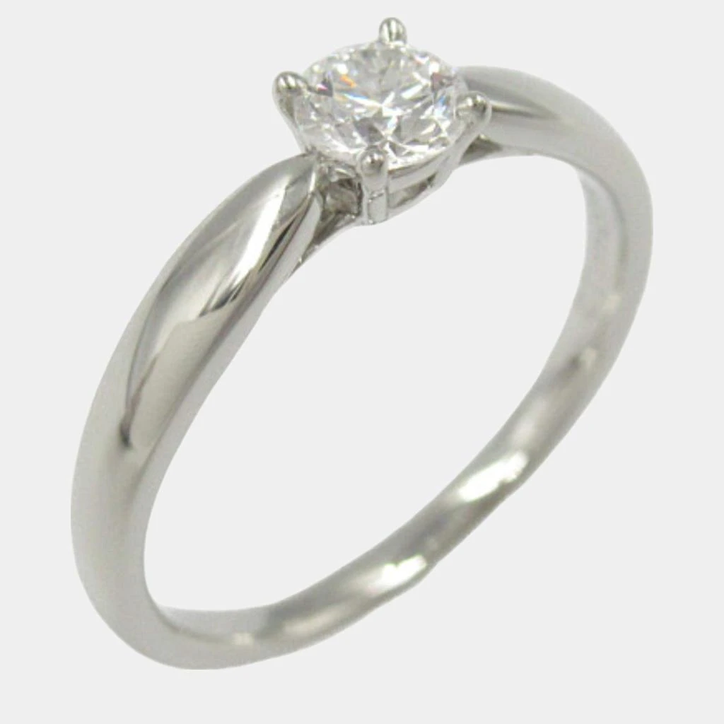 Tiffany & Co. Bvlgari 18K White Gold Diamond Bvlgari Bvlgari Ring EU 53 1