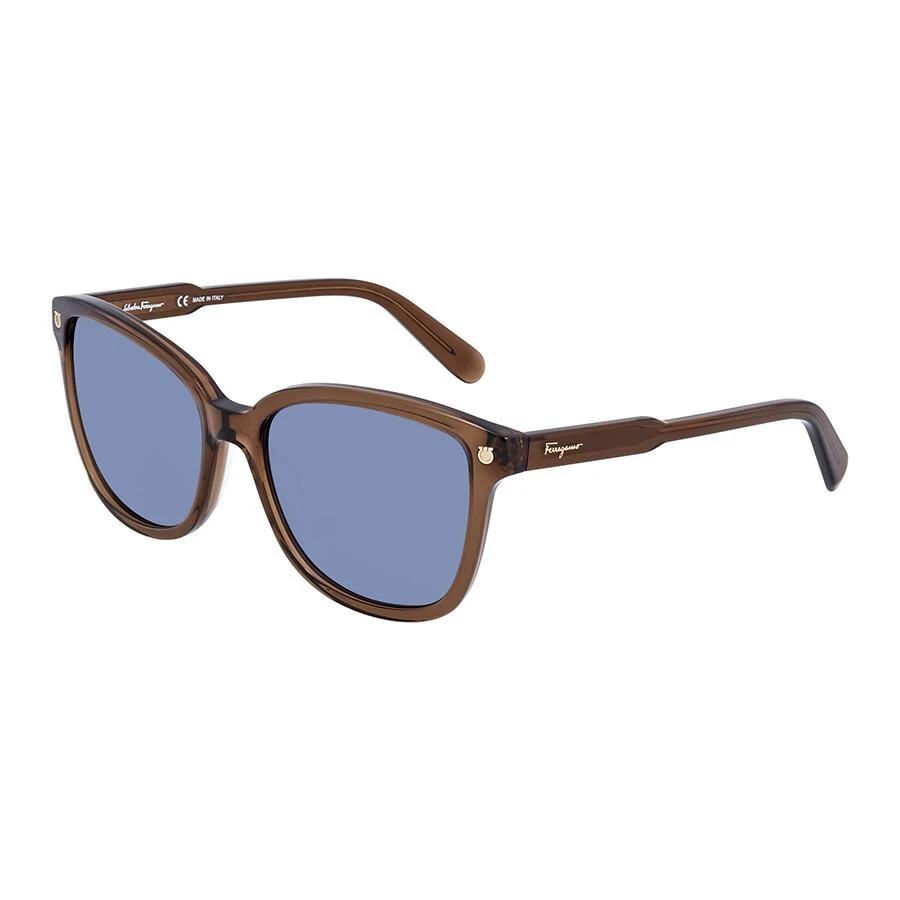 Salvatore Ferragamo Blue Square Sunglasses SF815S 210 56 2