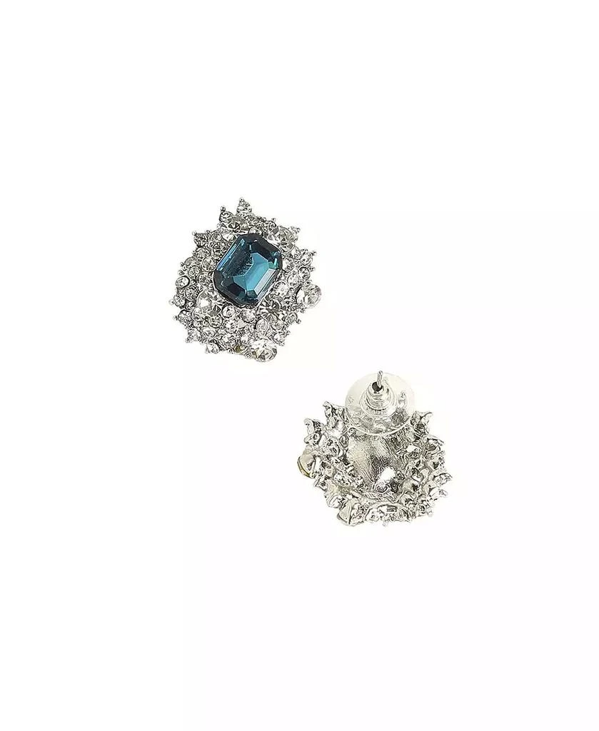 SOHI Emerald Mystic Mirage Stud Earrings 4