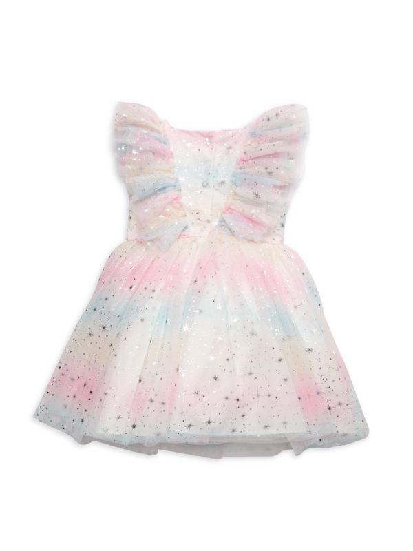 Pippa & Julie Baby Girl's & Little Girl's Victoria Embellished Ruffle Tulle Dress