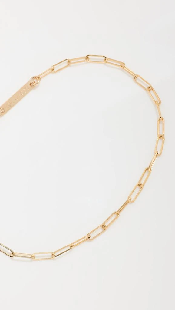 Zoe Chicco 14k Small Paperclip Chain Bracelet 3