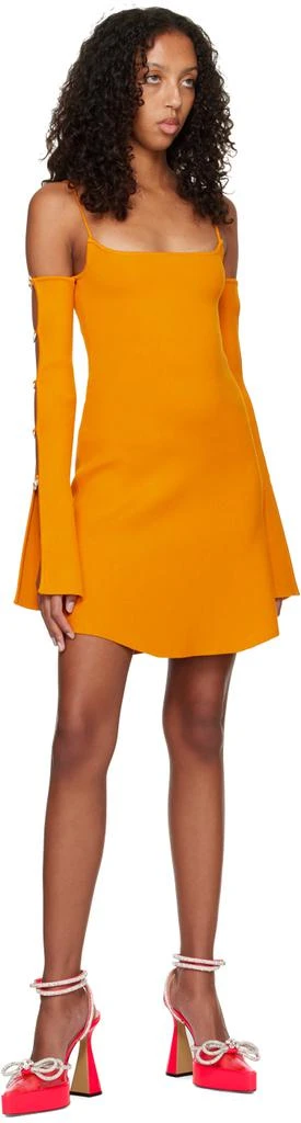 Mach & Mach Orange Amelie Minidress 4