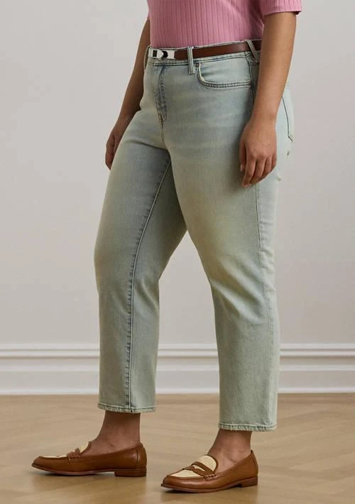 Ralph Lauren Ralph Lauren Plus Size Mid Rise Straight Ankle Jeans 3