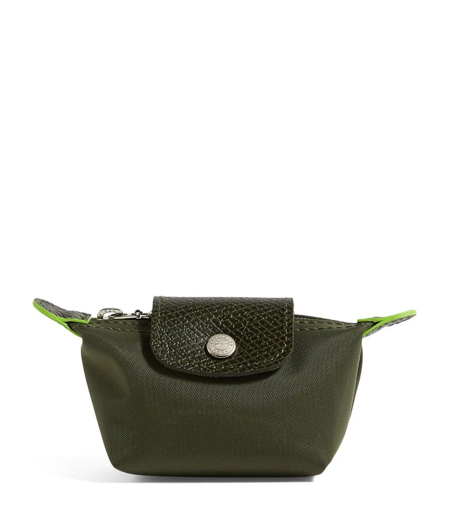 Longchamp Le Pliage Green Coin Purse 1