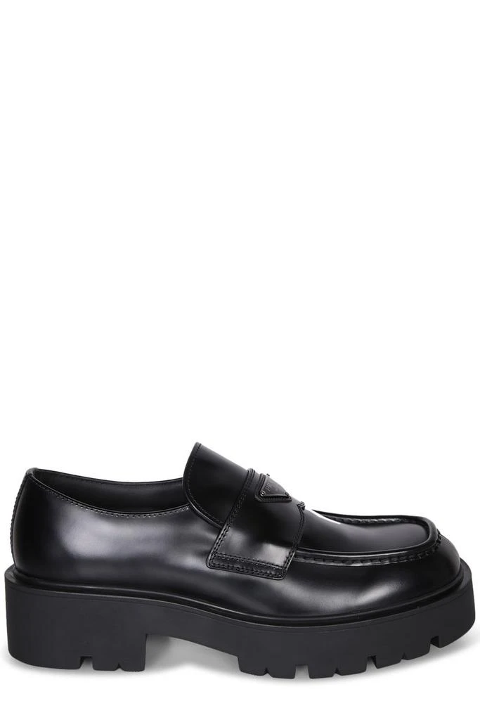Prada Prada Logo Triangle Loafers 1