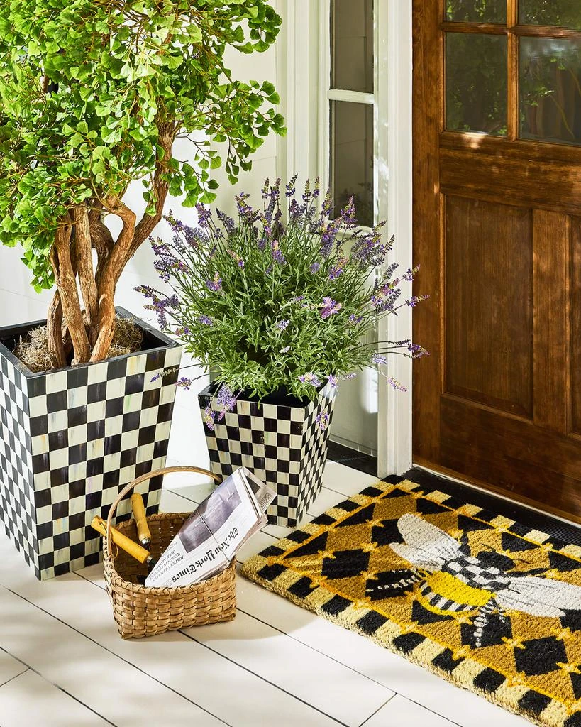 MacKenzie-Childs Courtly Check Planter, 20" 4