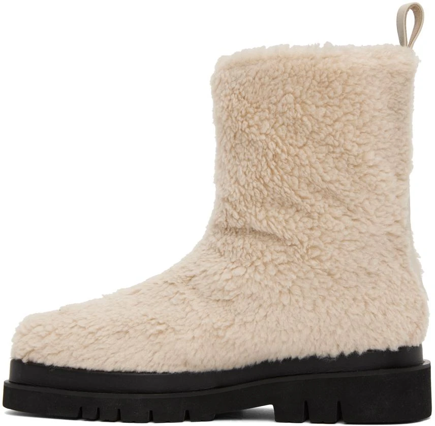 Recto Off-White Alex Faux-Shearling Boots 3