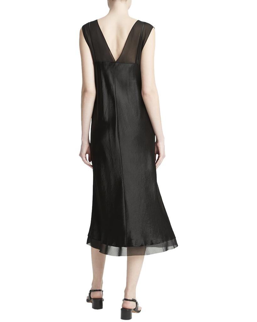 Vince Chiffon Layered Slip Dress