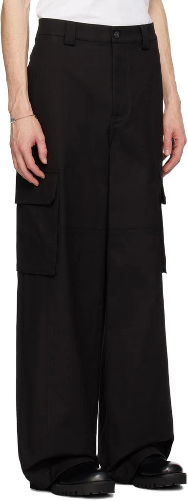 Valentino Black Hammer Loop Cargo Pants 4