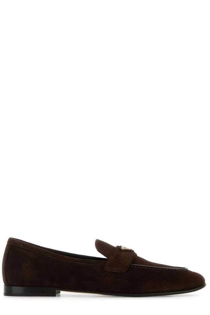 Prada Triangle-Logo Loafers