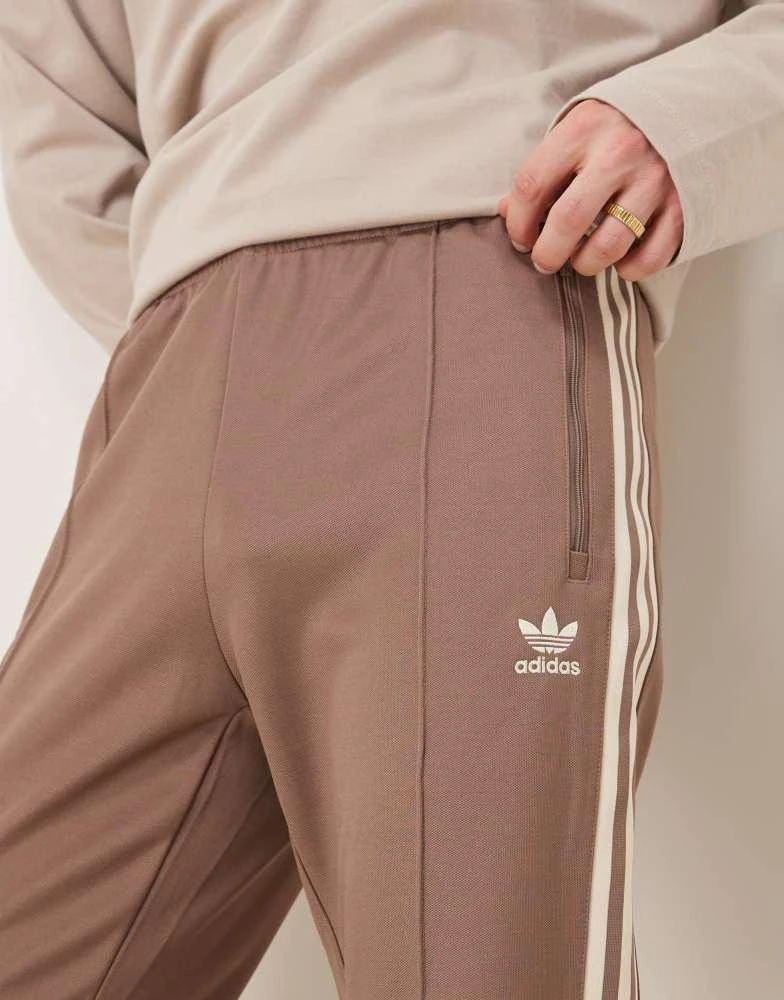 Adidas adidas Originals Classics track pants in brown 2